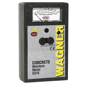 wagner concrete moisture meter c575|concrete slab moisture test kit.